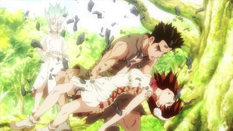 Dr. Stone Taju and Yuzurikha
