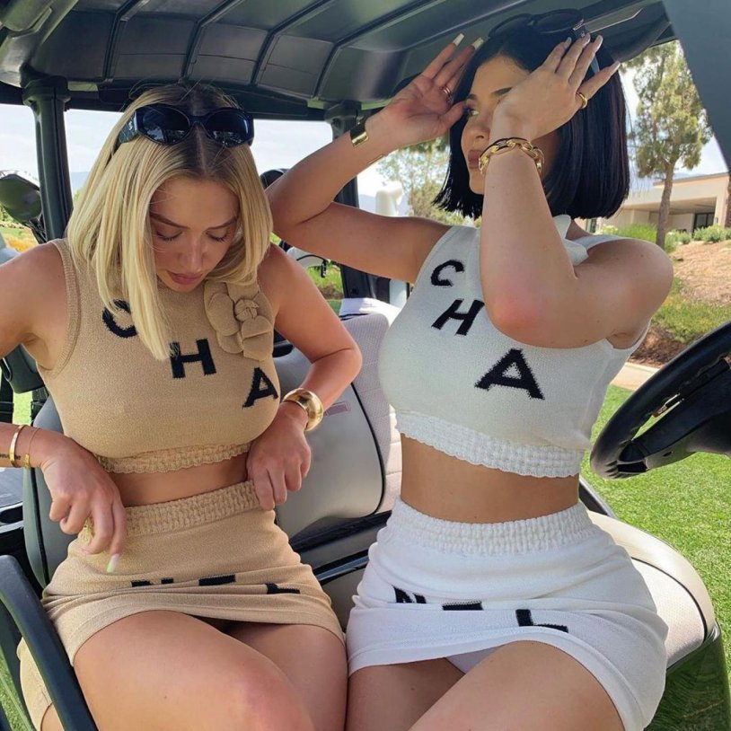 Anastasia Karanikolau and Kylie Jenner