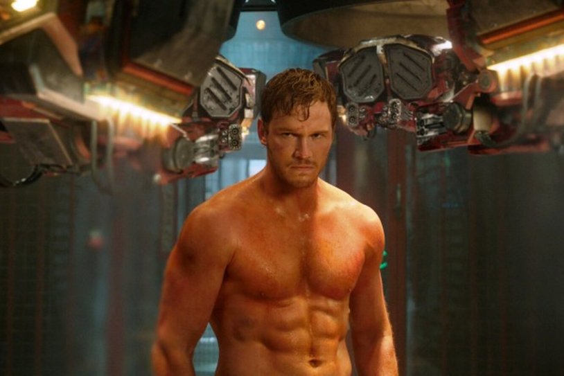Chris Pratt in the Guardians of the Galaxy