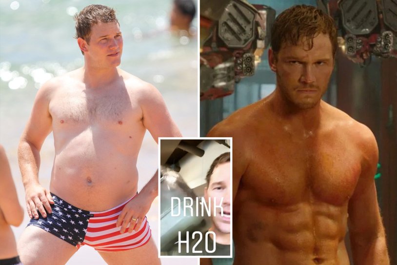 Chris Pratt in shorts