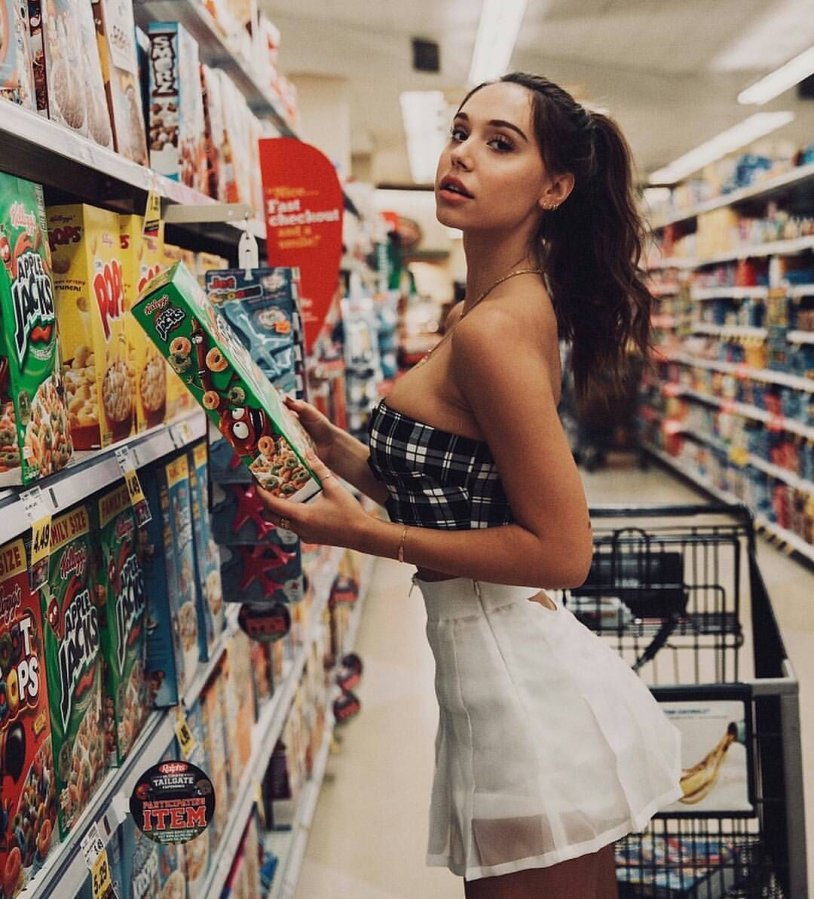 The girl is interested