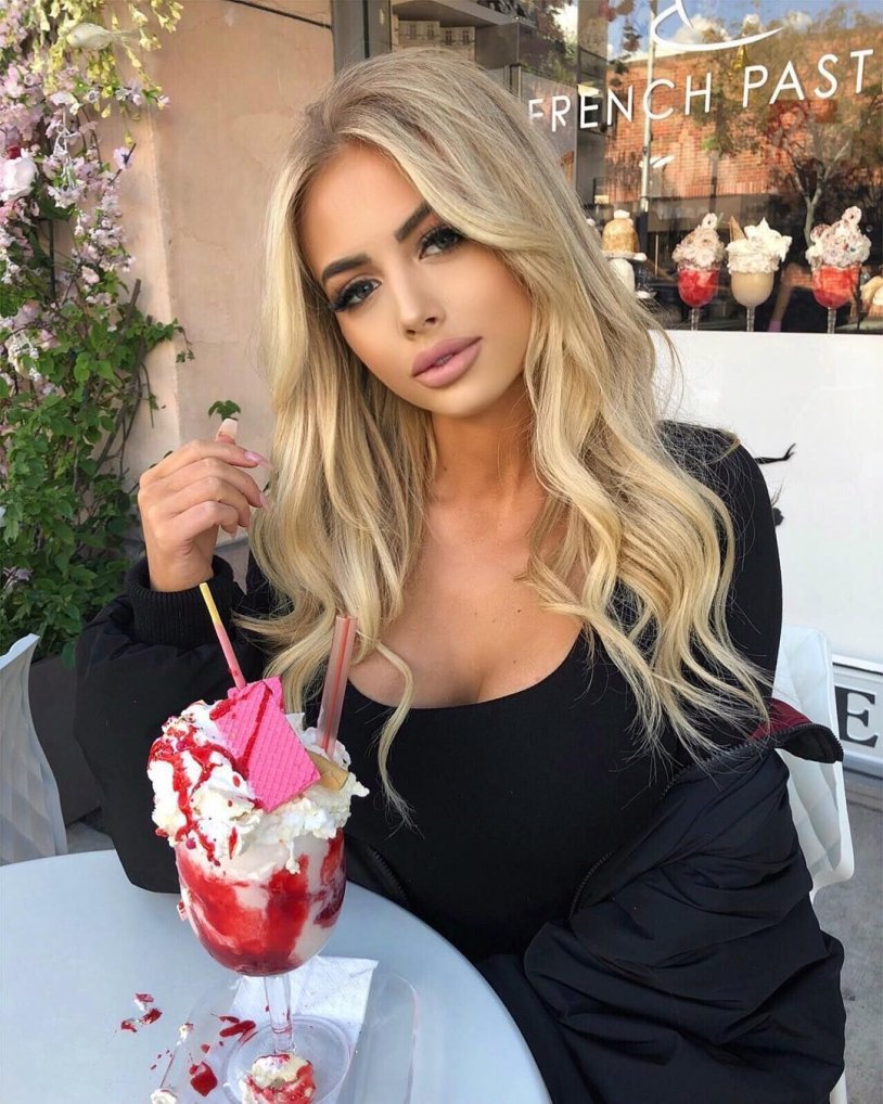 Blonde is a beautiful girl