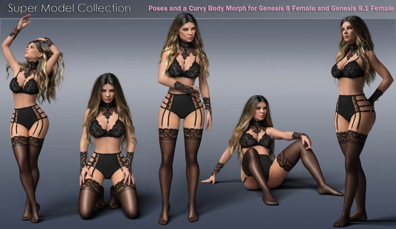 3D model DAZ Genesis 8 Juicy