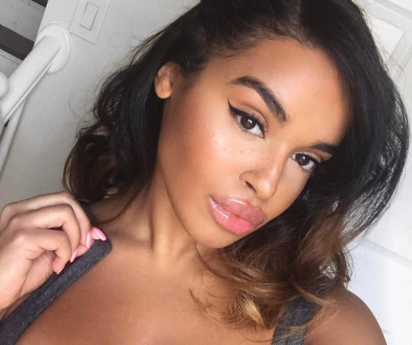 Giselle lynette is completely naked