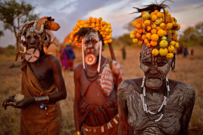 Ethiopes tribe in Africa