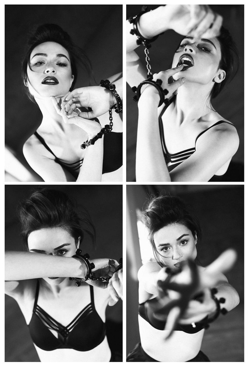 Crystal Reed in underwear