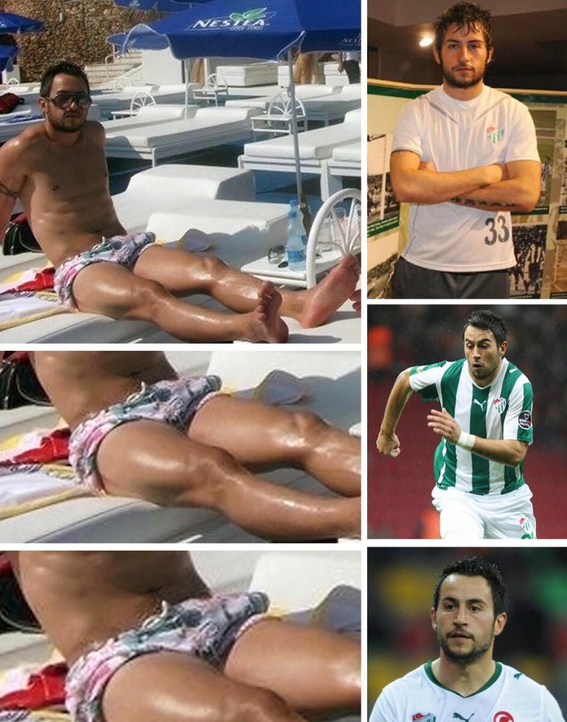 Football players with great dignity