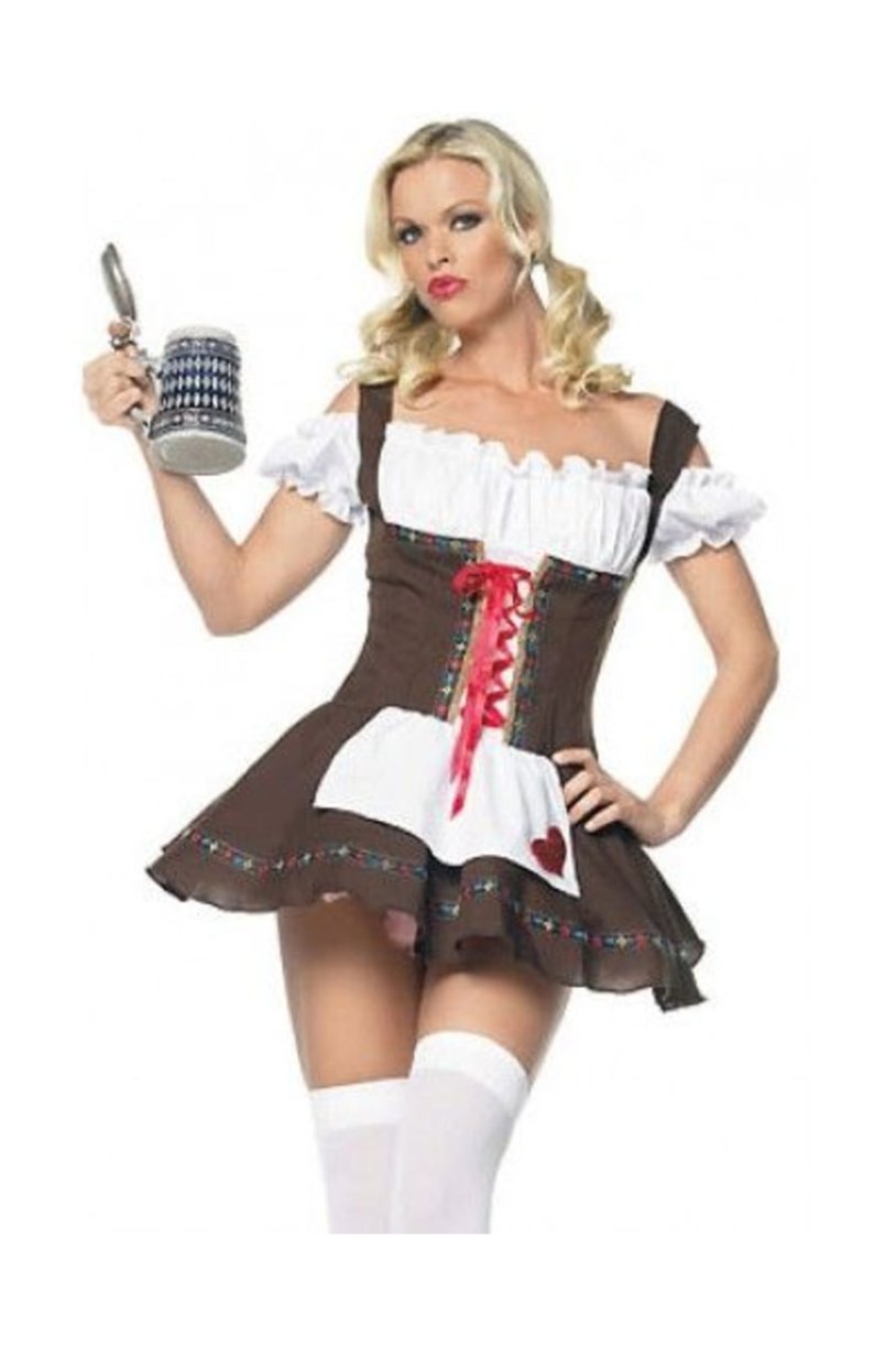 The costume of the German waitress