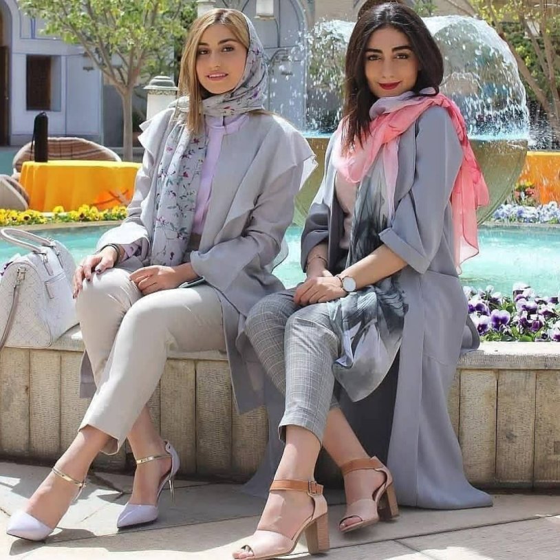 Iranian girls on the street