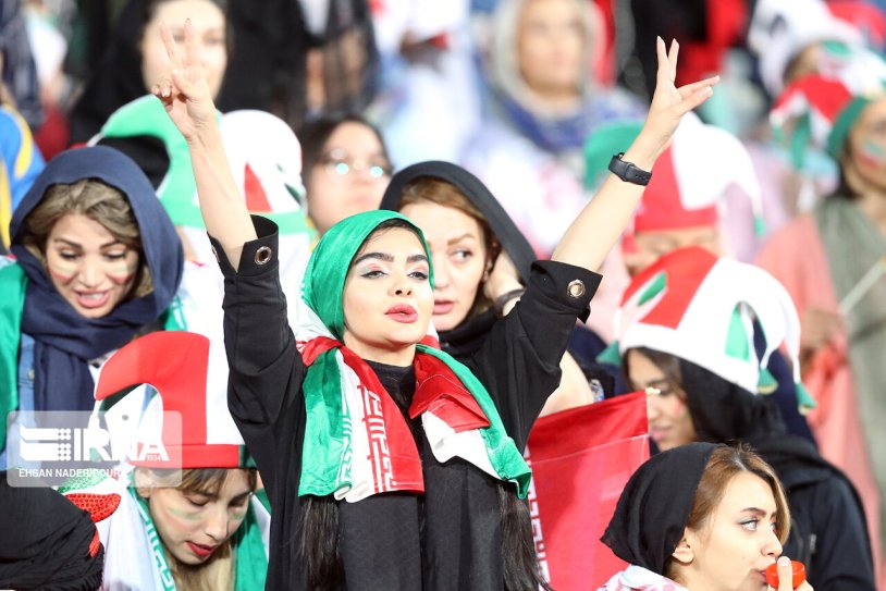 Iranian fans at the 2018 World Cup