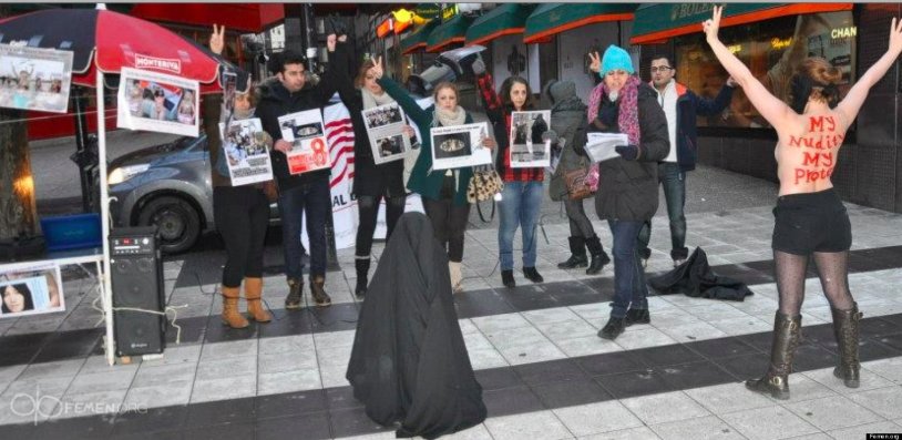 Protests in Iran against Hijab