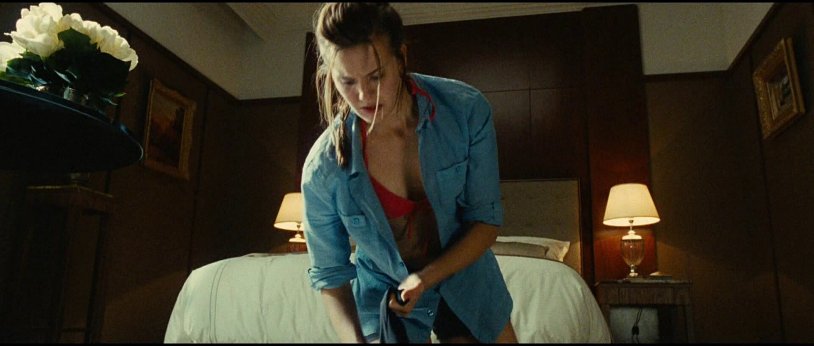 Maggie Grace bed scenes