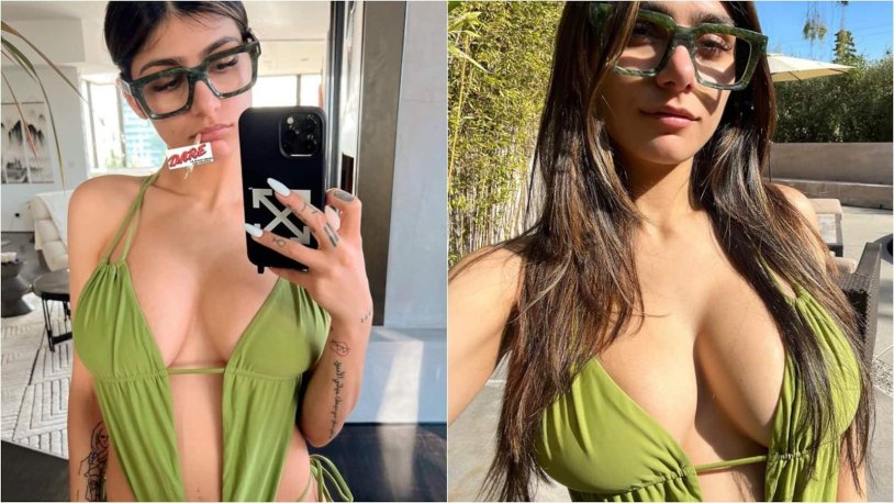 Mia Khalifa without makeup