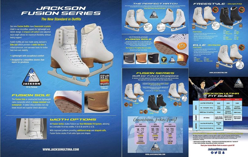 Skates Jackson Freestyle 2191 How to determine the size