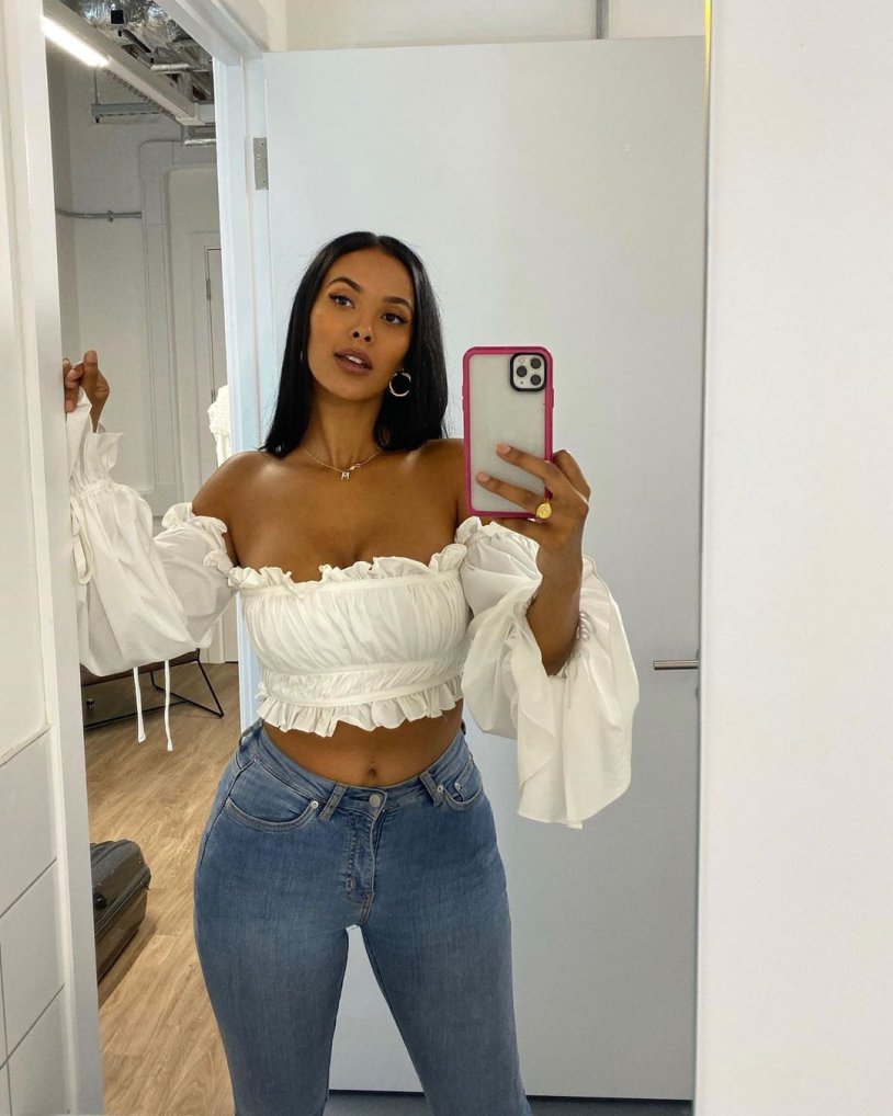 Maya Jama Jeans