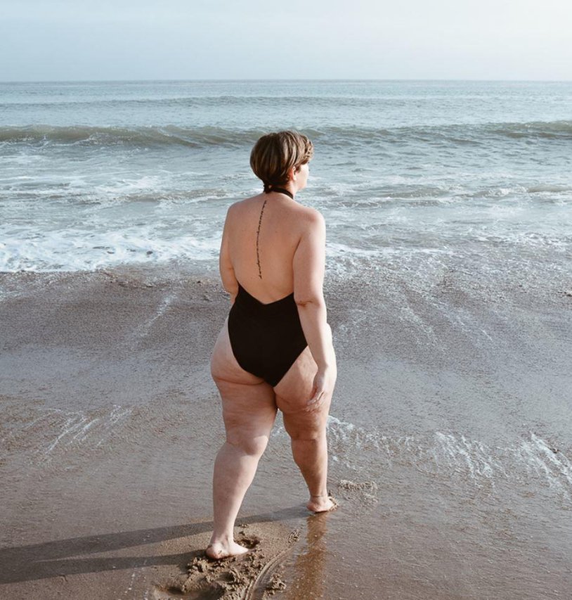 Danielle Carbonari in a swimsuit