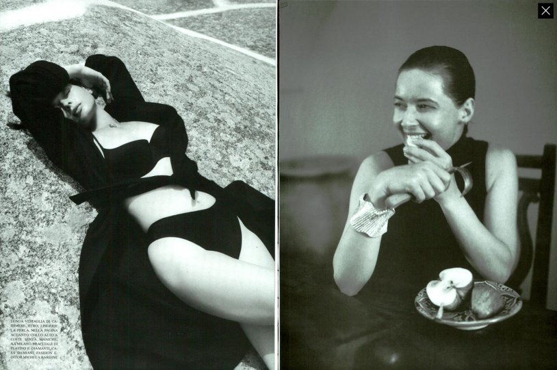 Isabella Rossellini Helmut Newton