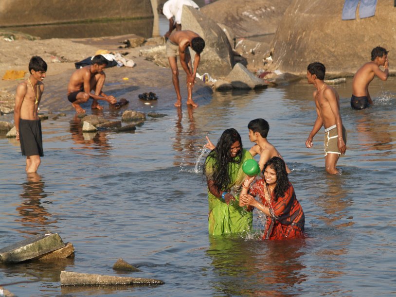 Indian Village River Bath