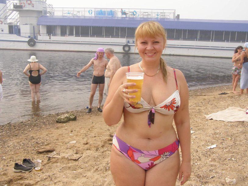 Russian women in swimsuits