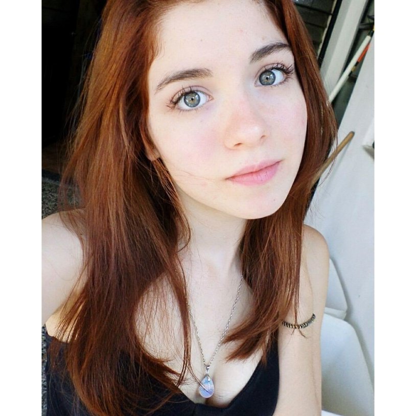 Natural beauty of red -haired girls