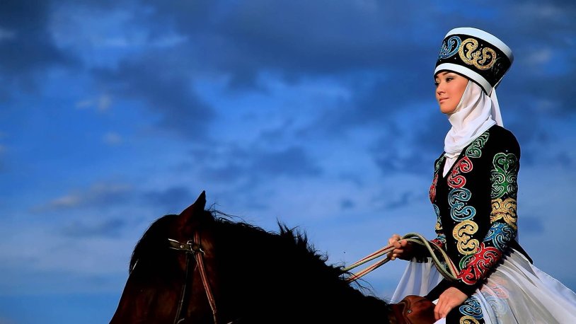 Kurmranjan Data with a horse