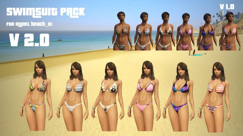 GTA Girls in a swimsuit