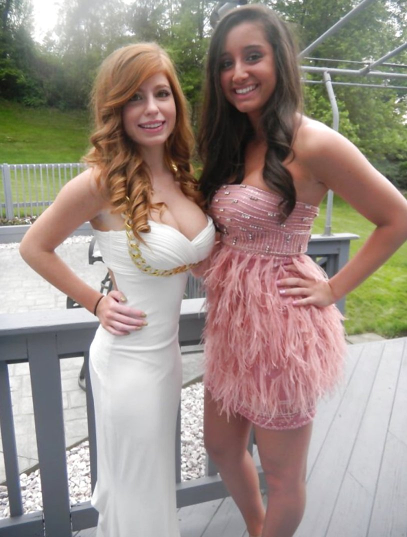 Girls with big and small breasts