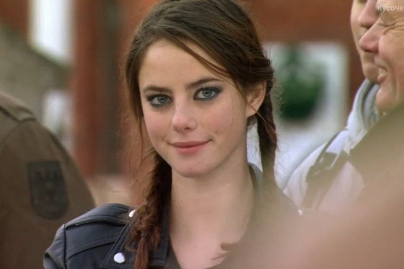 Effy groan with pigtails