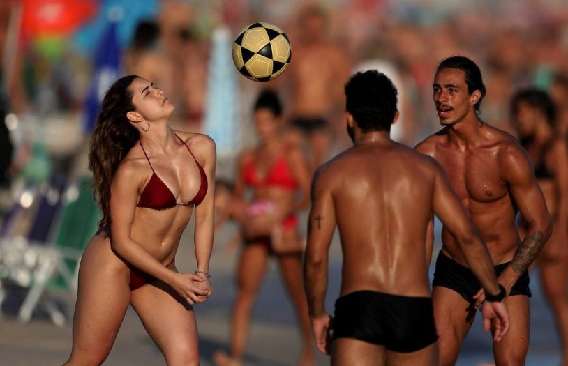 Ramos beach in Rio de Janeiro