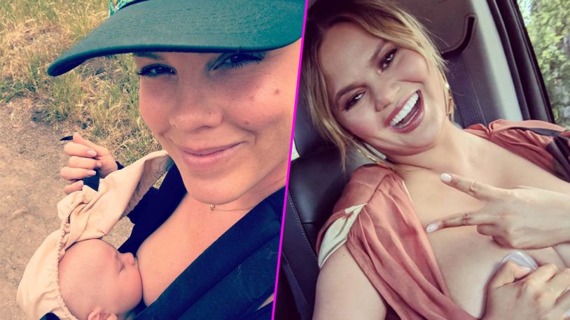 Chrissy Teigen Breastfeeding