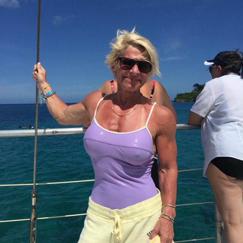 Granny bikini with hair