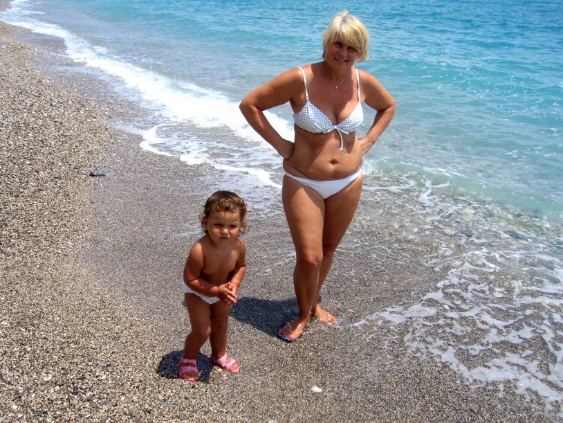 Alexandra Makarskaya in a swimsuit