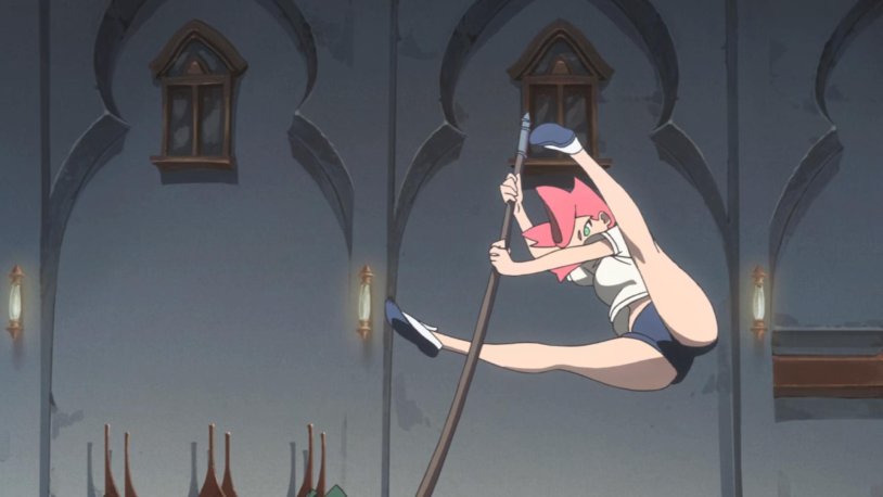 Academy of Witches Amanda on a broomstick