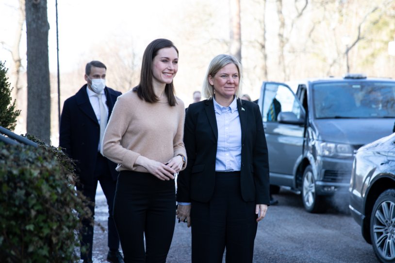 Sanna Marin and Magdalena Andersson