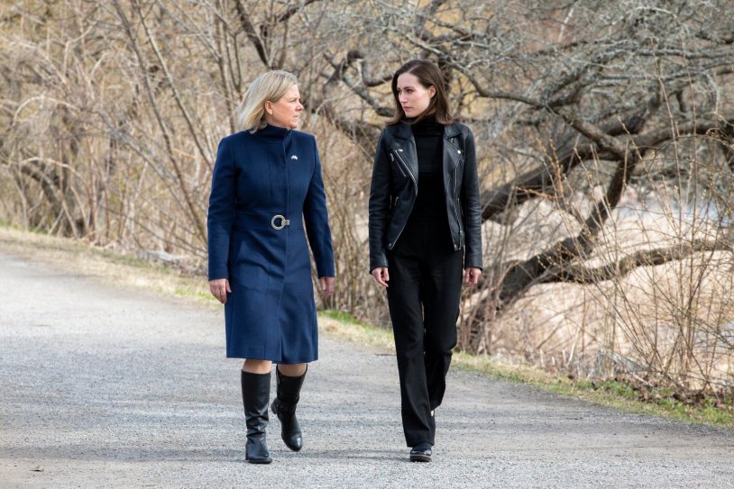 Kaya Kallas and Sanna Marin