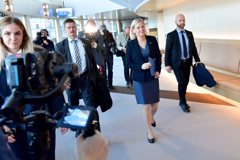 Magdalena Andersson brought a letter