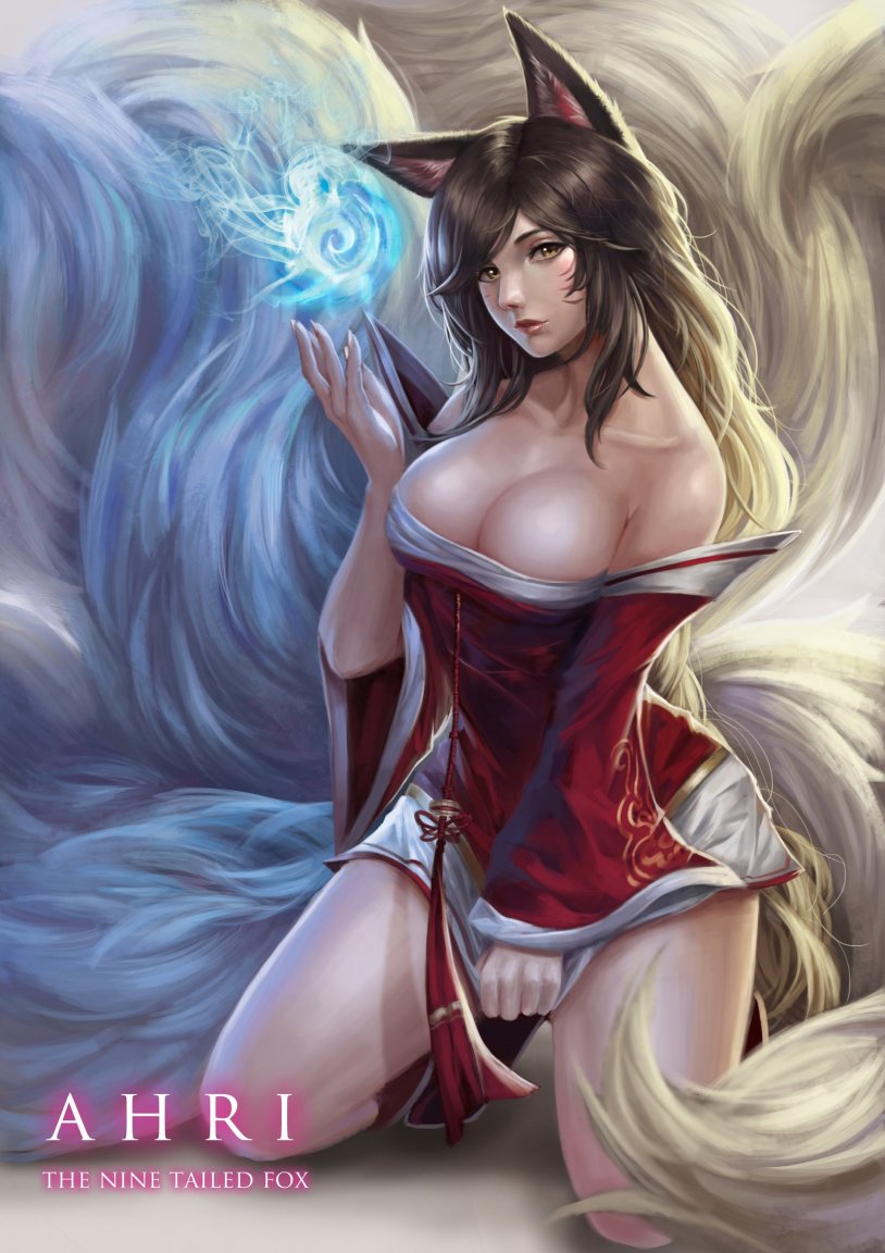 Mobail Legends Ahri Tits
