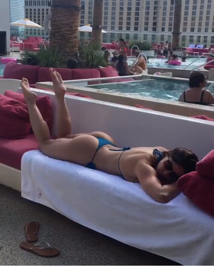 Kendra Lust in a swimsuit