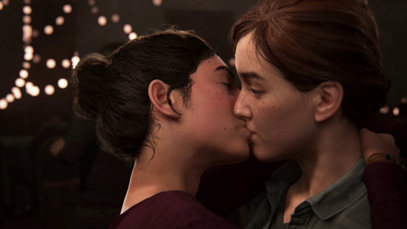 The Last of Us 2 Ellie kiss