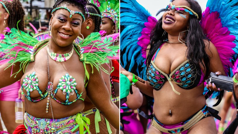 Big breasts of the carnival
