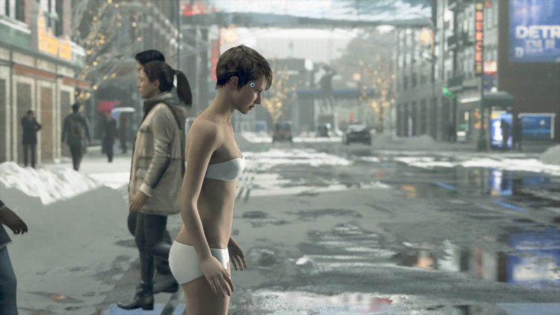 Detroit Become Human North in a bra