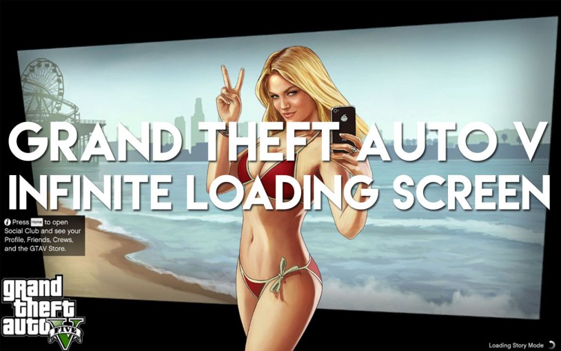 GTA 5 Loading Screen Girl