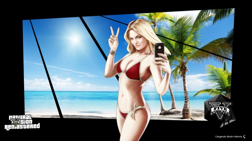 GTA 5 loading screens with girls