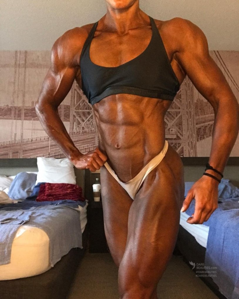 Bodybuilder woman