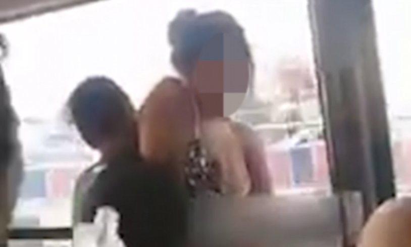 Morocco harasses on the bus