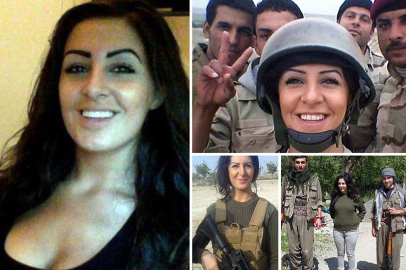 Cut off the head of the Kurdish girl Rehan