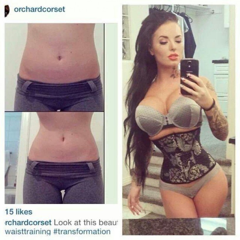 Corset for weight loss before and after