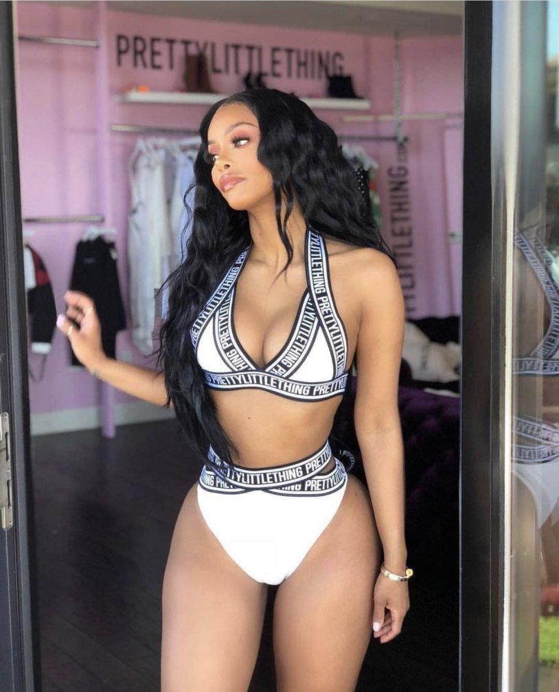 Yodit Eemane in a swimsuit