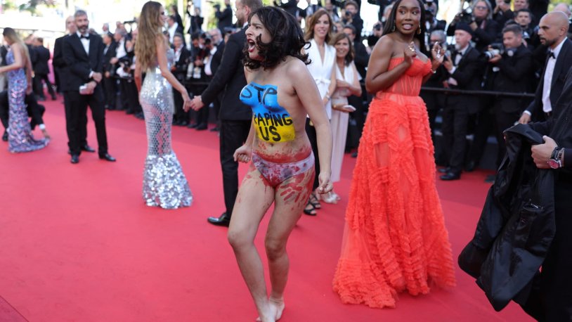 Naked at the Cannes Festival