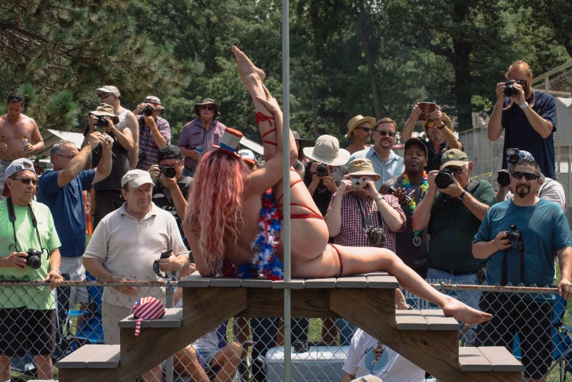 Nude festival in public